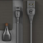 Câble de synchronisation de données et de chargement WK WDC-072 1 m 2,1 A de la série Full Speed USB vers 8 broches, 8 broches