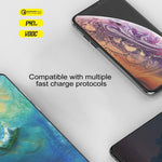 awei C-980 Chargeur de voyage à charge rapide 18W PD USB-C / Type-C + QC 3.0 USB, prise EU