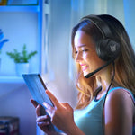ONIKUMA K19 Casque Gaming à Prise Unique avec Microphone et Lumière Réglable
