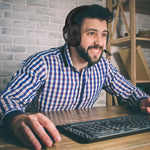 ONIKUMA K19 Casque Gaming à Prise Unique avec Microphone et Lumière Réglable