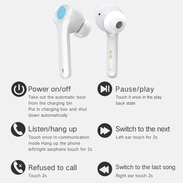 Écouteurs sans fil G9 Bluetooth 5.0 HIFI stéréo 3D