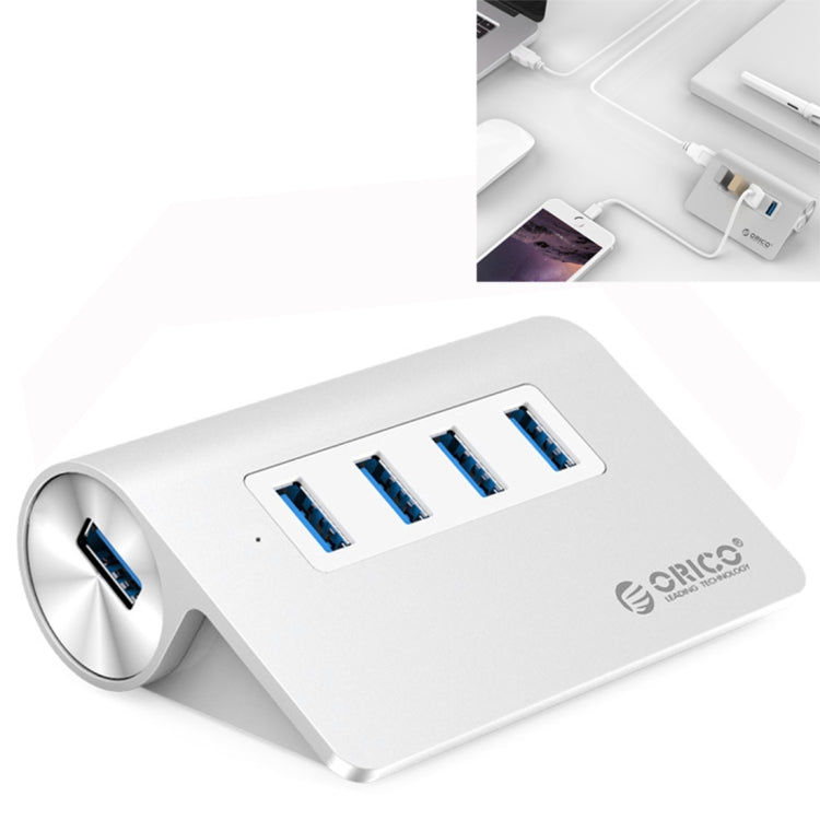 Hub ORICO M3H4-V1 en alliage d'aluminium avec 4 ports USB 3.0, M3H4-V1