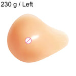 AS2 Faux seins post-opératoires en spirale en silicone, coussinet mammaire, cache-téton, 230g/Gauche, 230g/Gauche