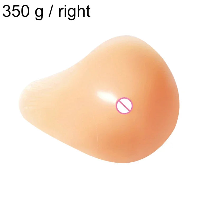 AS5 Sein de remplacement en silicone pour rééducation post-opératoire, forme spirale, cache-mamelon, 350g/droit, 350g/droit