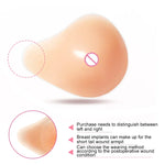 AS7 Forme spirale Rééducation post-opératoire Faux seins Coussinet mammaire en silicone Cache-téton 450g/Gauche, 450g/Gauche