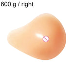 AS9 Sein Postopératoire en Spirale Faux Seins en Silicone Cache-Téton 600g/Droit, 600g/Droit
