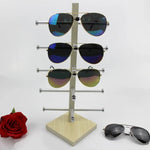 Présentoir à lunettes en bois de chêne, support pour lunettes de soleil, bois de chêne