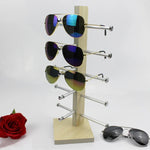 Présentoir à lunettes en bois de chêne, support pour lunettes de soleil, bois de chêne