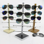Présentoir à lunettes en bois de chêne, support pour lunettes de soleil, bois de chêne