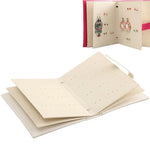 Présentoir à bijoux portable en forme de livre, créatif et portable, pour boucles d'oreilles, boîte de rangement.