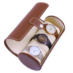 Boîte de protection cylindrique portable pour montre Sac de rangement