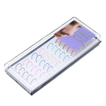 40 anneaux de nez ronds de mode en acier titane de couleurs mélangées, taille US 0,35, diamètre intérieur : 9 mm, périmètre : 28 mm (couleur)