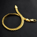 Bracelet de mode simple en or jaune 18 carats (Or)