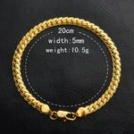 Bracelet de mode simple en or jaune 18 carats (Or)