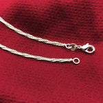 Cheville Étoile Simple Plaqué Argent pour Femme (Argent)