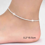 Cheville Étoile Simple Plaqué Argent pour Femme (Argent)