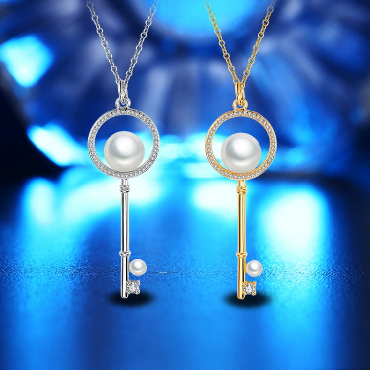 Collier pendentif perle forme diamant pour femme, tendance estivale