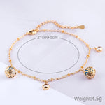 Bracelet perlé, ajustable et passe-partout en zircon pour femme, plaqué or, idéal pour un mariage (Doré)