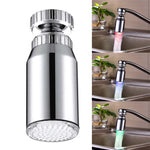 SDF2-B13 1 Capteur de température LED Robinet LED RGB Lumière Douche à effet d'eau, Taille: 78 x 30mm, Interface: 22mm (Argent), SDF2-B13