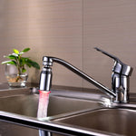 SDF2-B13 1 Capteur de température LED Robinet LED RGB Lumière Douche à effet d'eau, Taille: 78 x 30mm, Interface: 22mm (Argent), SDF2-B13
