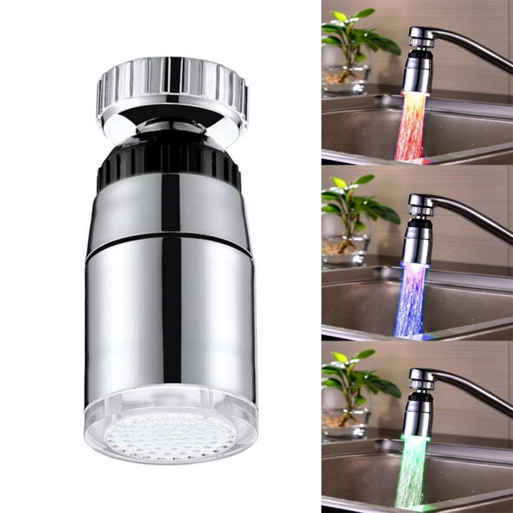 SDF-B9 1 capteur de température ABS LED Robinet LED 3 couleurs Douche lumineuse à eau, Taille : 58 x 28 mm, Interface : 22 mm (argent), SDF-B9 3 couleurs