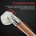 SDS-A23 Pommeau de douche LED RVB avec capteur de température ABS, 15 LED, ions négatifs, taille : 23 x 6,5 x 5,8 cm, interface : 20 mm, SDS-A23
