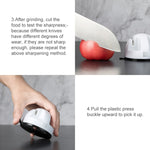 Aiguiseur de couteaux double roue Original Xiaomi Youpin Huohou Kitchen Mini, Aiguiseur de couteaux double roue