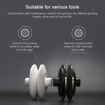 Aiguiseur de couteaux double roue Original Xiaomi Youpin Huohou Kitchen Mini, Aiguiseur de couteaux double roue
