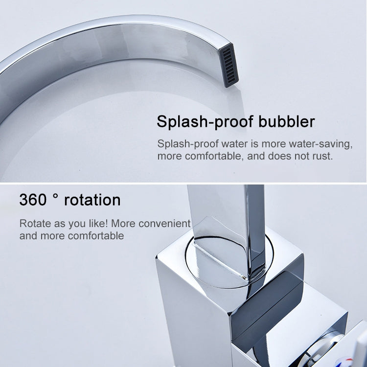 Robinet pivotant, lavabos d'eau froide et chaude, prise CN, robinet pivotant