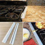 Bande d'étanchéité de cuisine anti-salissures et étanche à la poussière pour cuisinière à gaz de 21 pouces, 21 pouces (blanc), 21 pouces, 21 pouces (noir)
