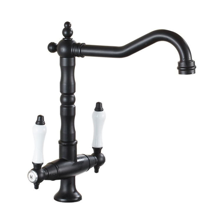 Robinet de cuisine de style européen, rotatif à 360 degrés pour lavabo, mélangeur chaud/froid pour lavabo.