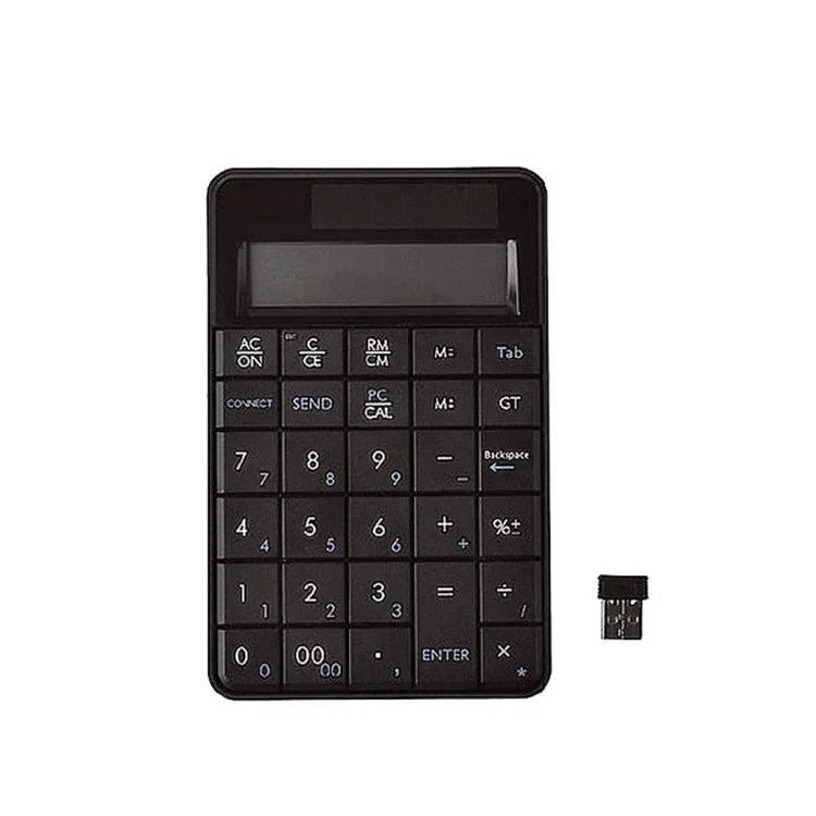Clavier numérique sans fil USB 2,4 G 2 en 1 MC-56AG et calculatrice avec écran LCD