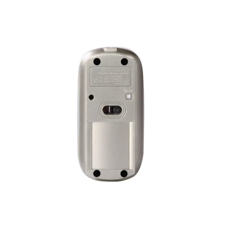 Souris sans fil de charge de batterie Bluetooth 3.0 MC-008 pour ordinateurs portables et téléphones portables Android, MC-008 (Blanc), MC-008 (Or)