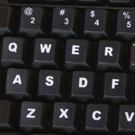 Film de protection pour clavier, autocollants de clavier anglais indépendants pour ordinateur portable, clavier d'ordinateur, anglais
