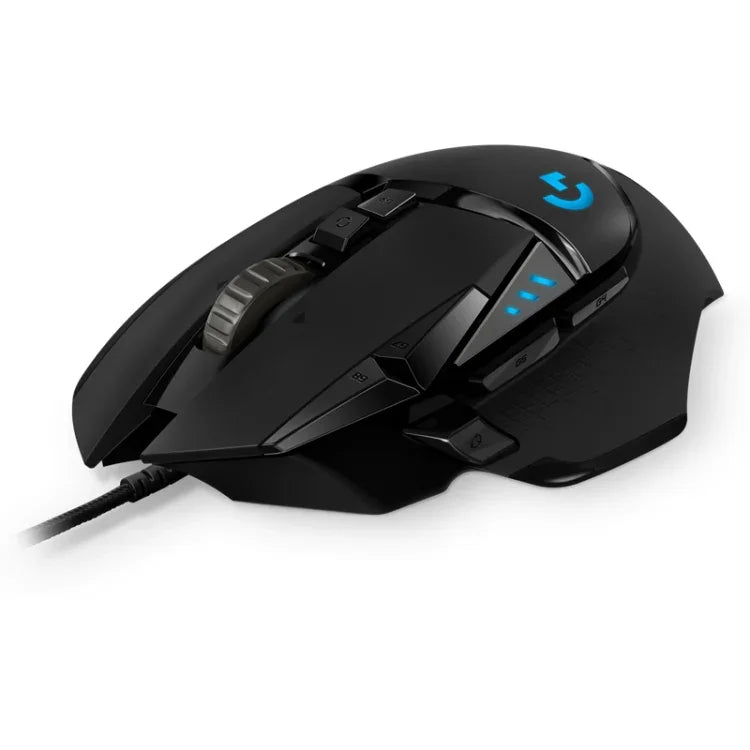 Souris gaming filaire Logitech G502 HERO avec 11 boutons, Longueur: 2,1 m