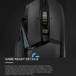 Souris gaming filaire Logitech G502 HERO avec 11 boutons, Longueur: 2,1 m