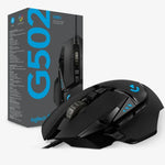 Souris gaming filaire Logitech G502 HERO avec 11 boutons, Longueur: 2,1 m