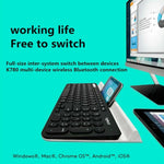 Clavier sans fil multi-dispositifs Logitech K780 Bluetooth + Unifying double mode avec support