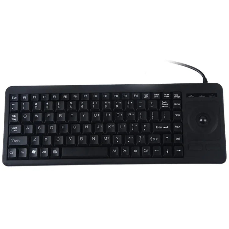 Clavier à pavé tactile filaire monobloc DS-8900 PS/2 avec interface PS/2, protection anti-éclaboussures et gravure laser des caractères, longueur : 1,5 m, DS-8900 PS/2