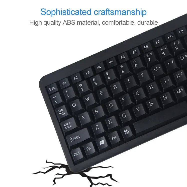 Clavier à pavé tactile filaire monobloc DS-8900 PS/2 avec interface PS/2, protection anti-éclaboussures et gravure laser des caractères, longueur : 1,5 m, DS-8900 PS/2