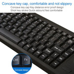 Clavier à pavé tactile filaire monobloc DS-8900 PS/2 avec interface PS/2, protection anti-éclaboussures et gravure laser des caractères, longueur : 1,5 m, DS-8900 PS/2