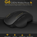 Souris sans fil iMICE G6 Souris de bureau 2,4 G Souris gaming 6 boutons
