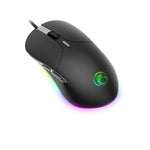 Souris filaire iMICE X6 Souris de jeu RVB colorée à 6 boutons, X6