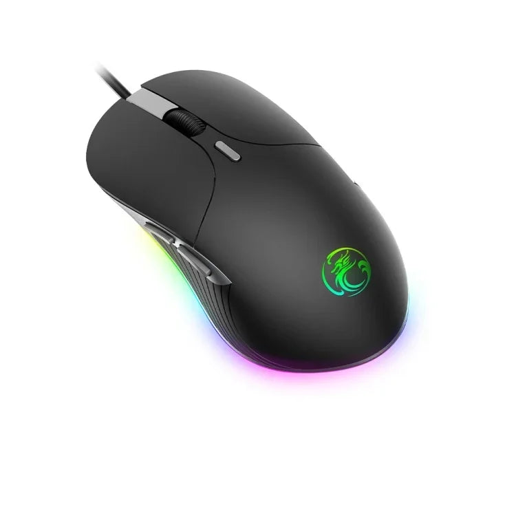 Souris filaire iMICE X6 Souris de jeu RVB colorée à 6 boutons, X6
