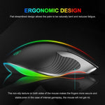 Souris filaire iMICE X6 Souris de jeu RVB colorée à 6 boutons, X6