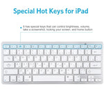 Clavier Bluetooth sans fil ultra-fin WB-8022, touches arabes, touches arabes