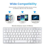Clavier Bluetooth sans fil ultra-fin WB-8022, touches arabes, touches arabes