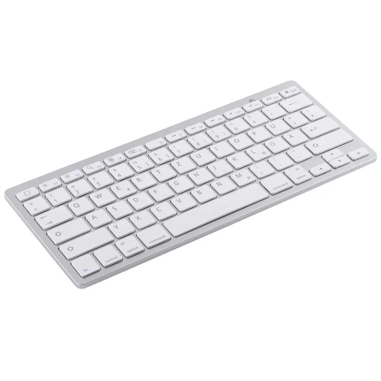 Clavier Bluetooth sans fil ultra-fin WB-8022, touches allemandes, touches allemandes