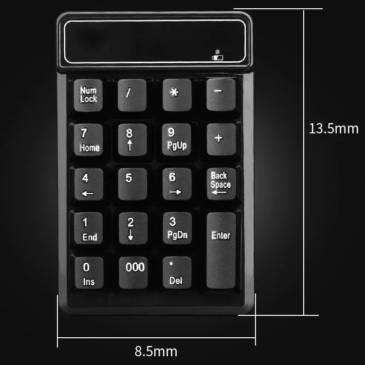 Clavier numérique Bluetooth MC Saite 525BT 19 touches