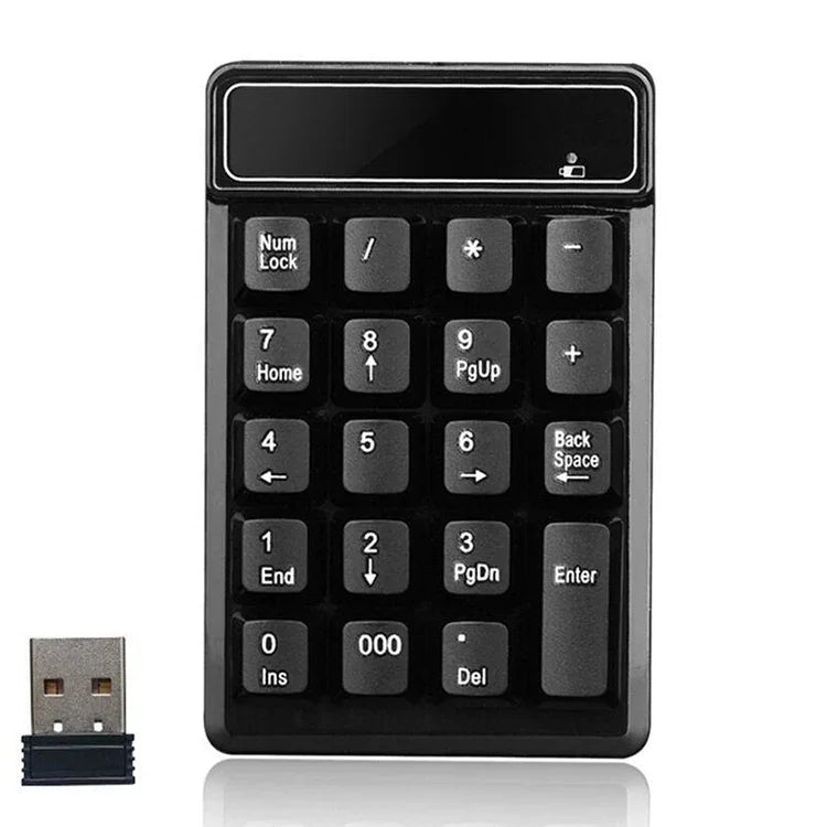 Clavier numérique sans fil 2,4G 19 touches MC Saite 525RF